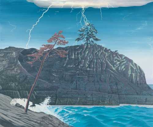ArtChart | Glowing on the Silent Field of Separation by Meghdad Lorpour