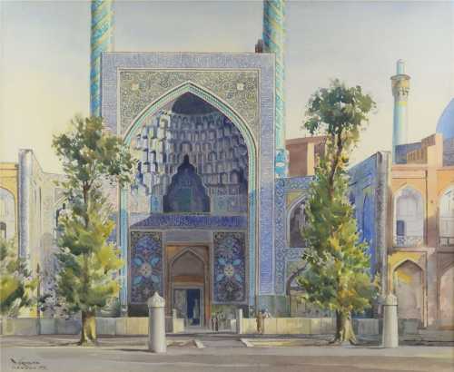 ArtChart | The Charbagh School in Isfahan by Yervand Nehapetian