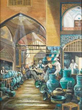 ArtChart | The Pottery Market by Abbas Ebrahim Pur