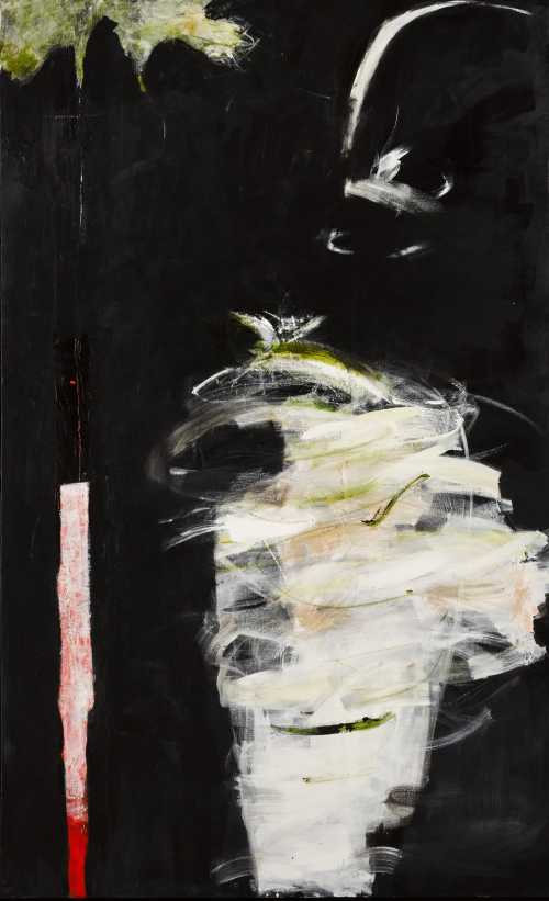 آرتچارت | بدون عنوان از مجموعه «شاخ و برگ در تاریکی» از فریده لاشایی