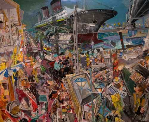 ArtChart | The Boulevard Overlooking the Sea & the Dock by Arsia Moghaddam