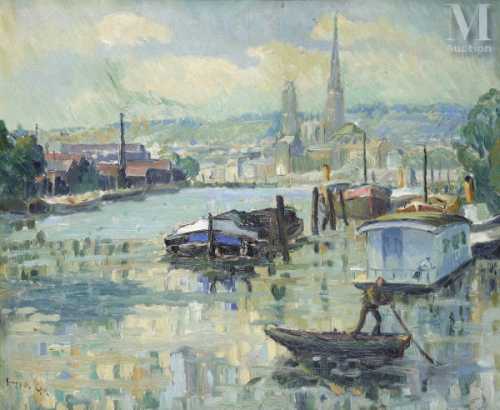 ArtChart | The Seine in Rouen by Georges Cyr