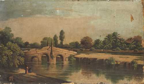 ArtChart | View of the Delal Bridge, Zakho by Abdul Qadir Al Rassam