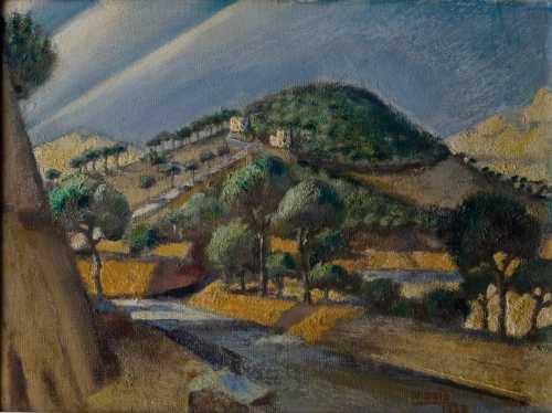 ArtChart | Mekarzel Hill by Mahmoud Said