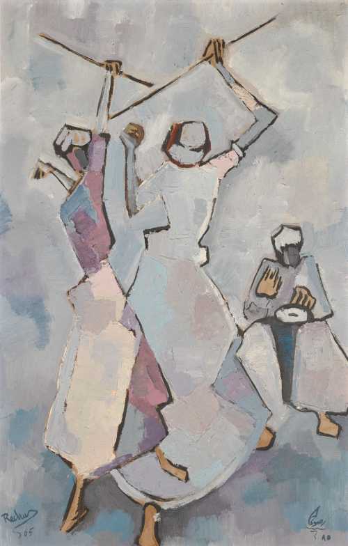 آرتچارت | بدون عنوان (رقص آلمزمار) از عبدالحلیم رازی