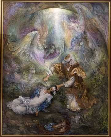 ArtChart | Abraham and Ishmael by Mahmoud Farshchian