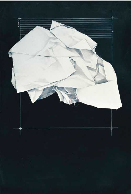 ArtChart | Crumpled Paper by Bizhan Bassiri