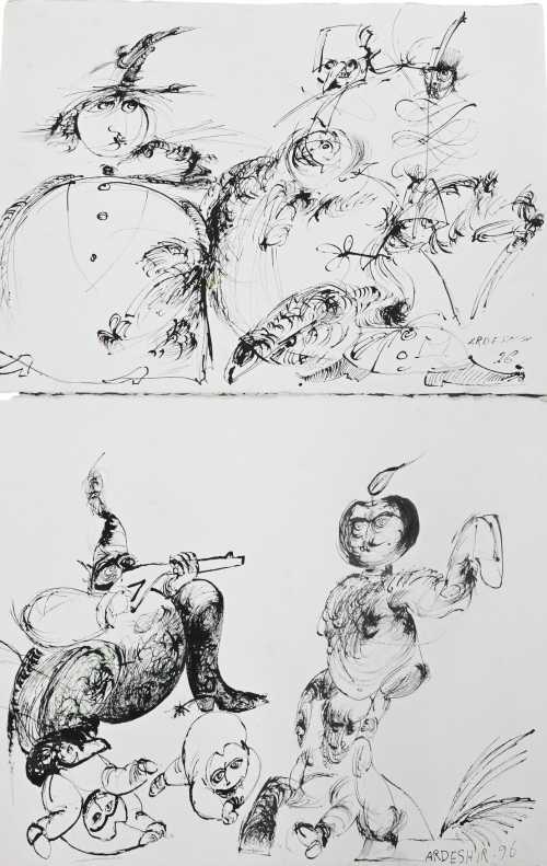 آرتچارت | فیگورهای عجیب از اردشیر محصص