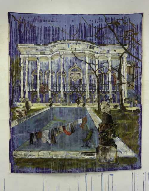 ArtChart | The Blue Swimming Pool by Parinaz Eleish