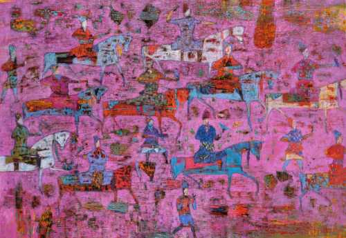 ArtChart | Pink Night Hunt by Reza Derakhshani