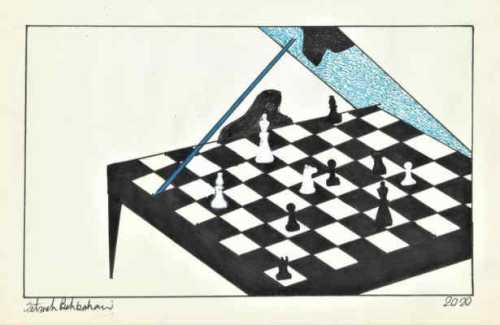 آرتچارت | "بدون عنوان از مجموعه‌ی "برای نشنیده شدن از ستاره بهبهانی