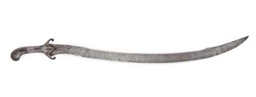 ArtChart | A Qajar etched steel sword, Iran, late 19th century by Unknown Artist