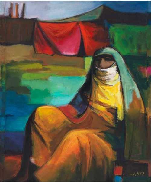 ArtChart | Bedouin Scene by Abdullah Al Shaikh