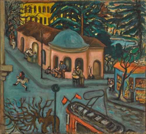 ArtChart | Untitled (View from the Artist's studio onto Tesvikiye Caddesi) by Fahrelnissa Zeid