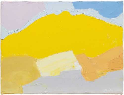 ArtChart | Untitled (Mount Tamalpais) by Etel Adnan