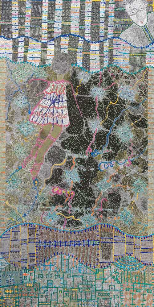 ArtChart | Girl skipping rope by Huguette Caland