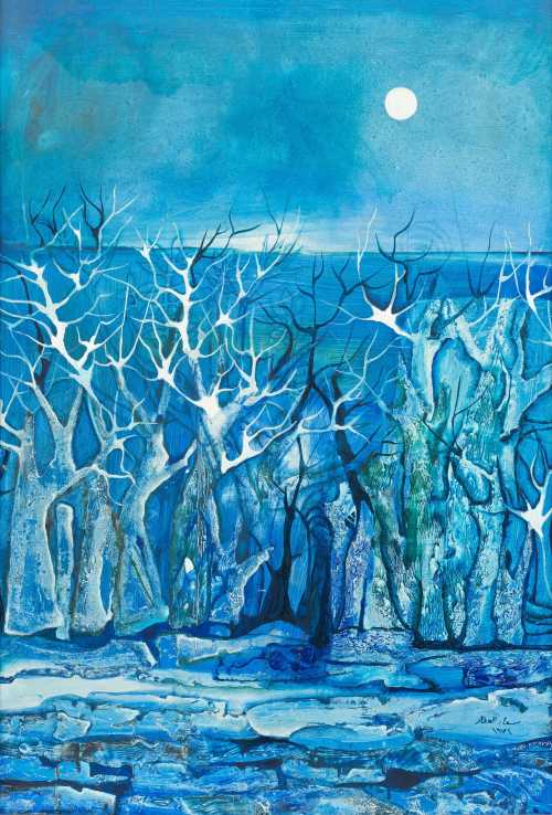 آرتچارت | جنگل آبی از سعاد العطار