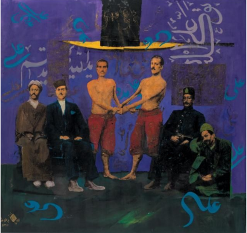 آرتچارت | مجموعه‌ی بالانس یا علیمدد (بنفش) از خسرو حسن زاده