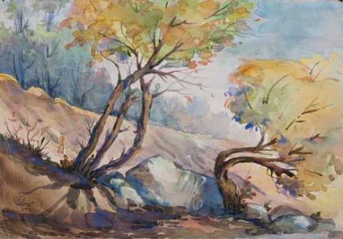 ArtChart | Landscape by Mohammad Habib Mohammadi