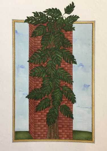 ArtChart | Ivy and columns by Maryam Baniasadi