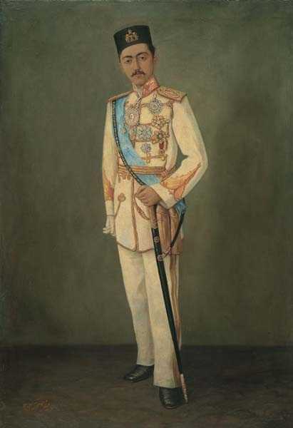 ArtChart | Portrait of Mohammad Hassan Mirza, The last Prince of Qajar by Hossein Arjangi (Mir Mosavvar)