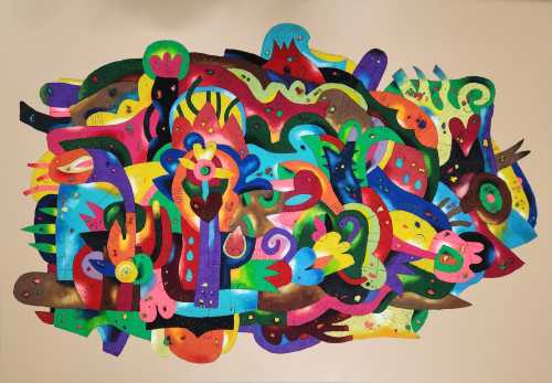 ArtChart | Sewn Imagery 10 by Soha Ghasemi