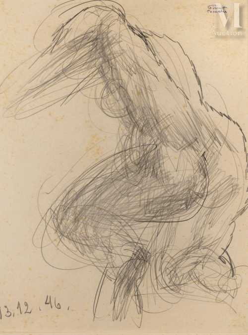 ArtChart | Nude from the Back by Fikret Moualla