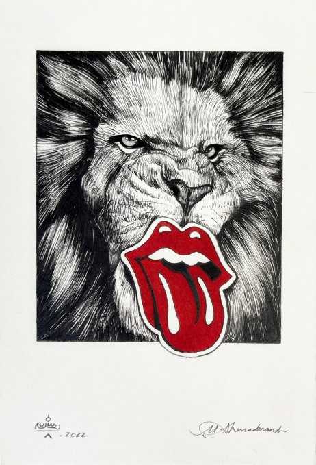 ArtChart | Lion Beauty in Darkness by Mohsen Ahmadvand