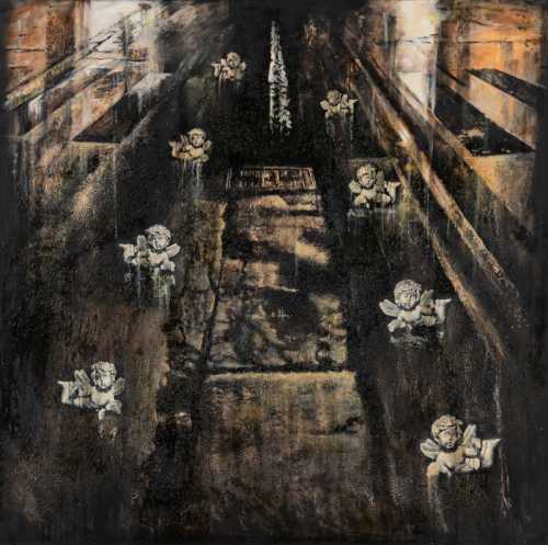 ArtChart | Wet Street Because of Rain by Khosrow Khosravi