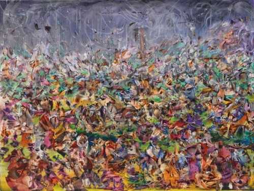 ArtChart | They Build It Up Just To Burn It Back Down by Ali Banisadr