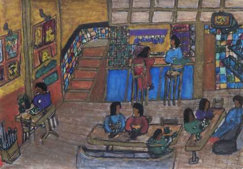 ArtChart | Naderi's Cafes by Yazdan Sadi