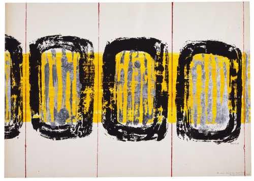 آرتچارت | بدون عنوان (از مجموعه‌ی مونوتایپ) از محسن وزیری مقدم