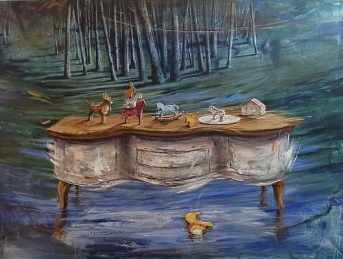 آرتچارت | شیر و خرگوش از ارغوان بروجنی (مرضیه قاسم پور)