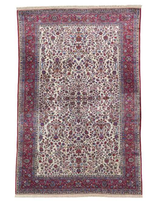 ArtChart | A SILK KASHAN CARPET by Unknown Artist