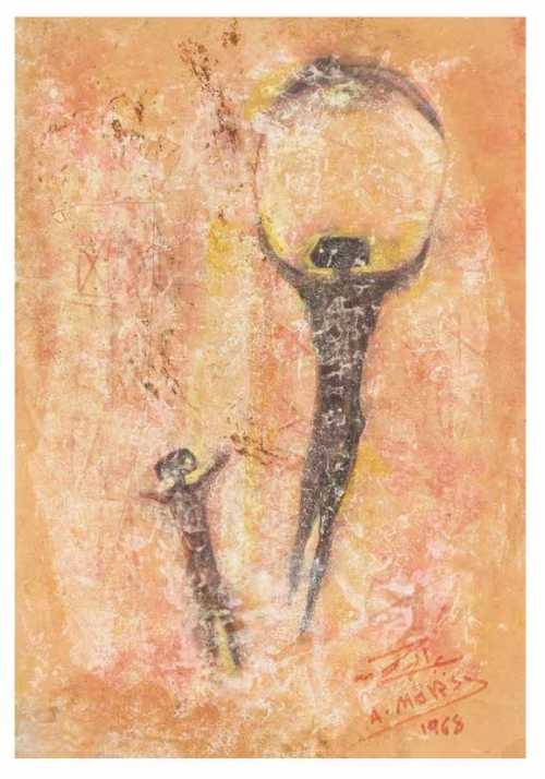 ArtChart | Man and Child by Abdel Wahab Morsi
