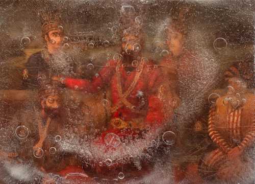 ArtChart | Nader Shah Afshar Crowning Muhammad Shah Mughal by Armin Amirian