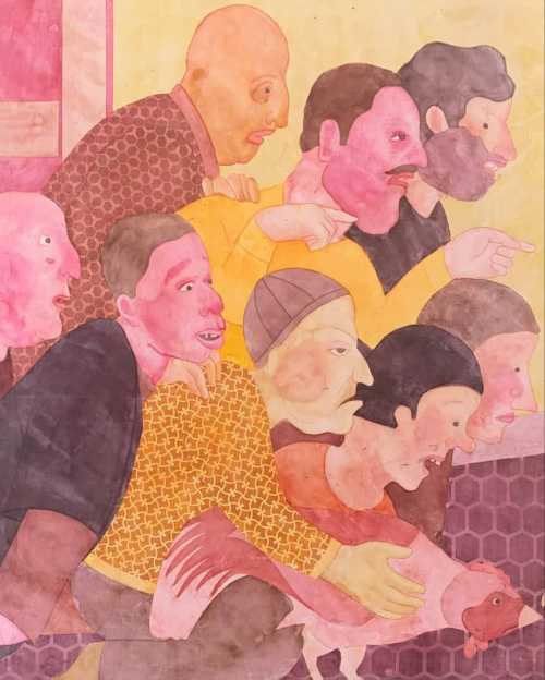 ArtChart | Cockfight, But Everyone’s in Therapy. by Orkideh Torabi