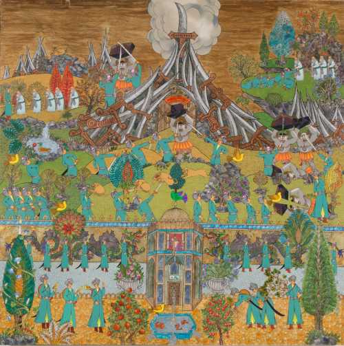 آرتچارت | بانک ملی از مجموعه «بازگویی» از علی اکبر صادقی