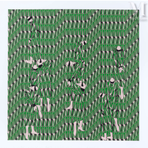 ArtChart | Red is my name, green is my name by Parastou Forouhar