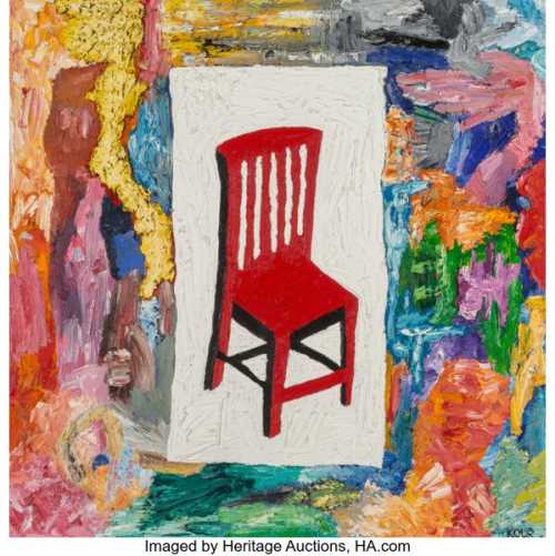 ArtChart | Red Chair by Kour Pour