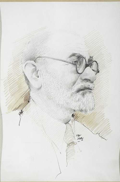 ArtChart | Picture of Mohammad Ali Foroughi by Faramarz Pilaram