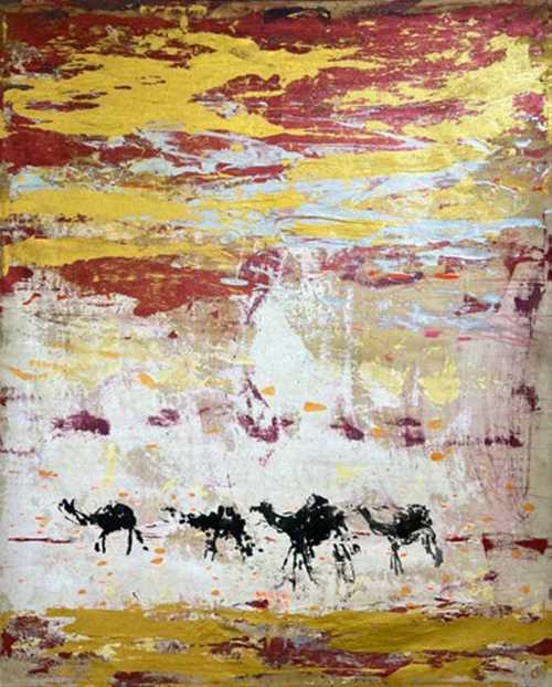 ArtChart | Camels on sunshine by Mohammad Rahimi