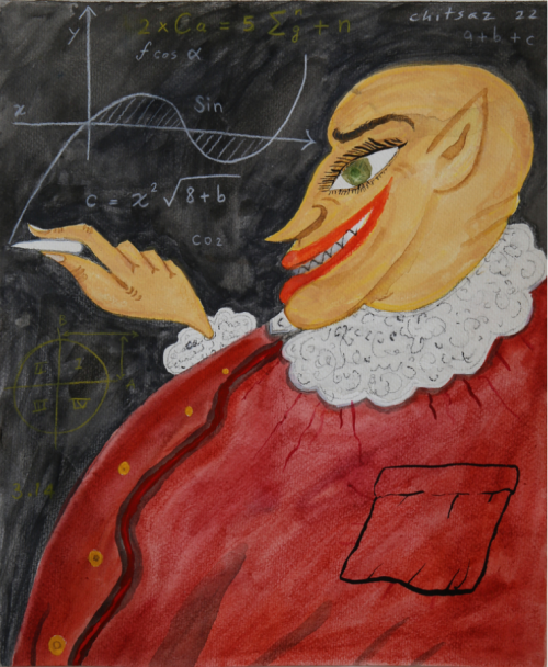 ArtChart | Devil Teaching Math by Ali Chitsaz