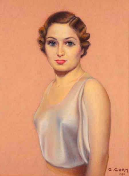 ArtChart | portrait of a woman by Georges Corm