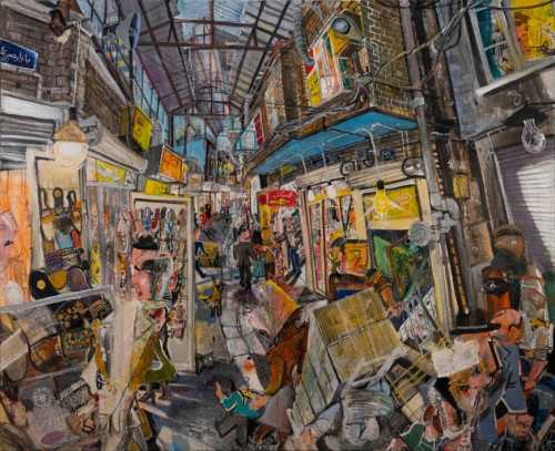 ArtChart | Hassan Gholi Shoes Market by Arsia Moghaddam