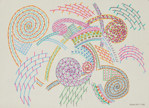 ArtChart | Drawing Spirals by Mounir Farmanfarmaian