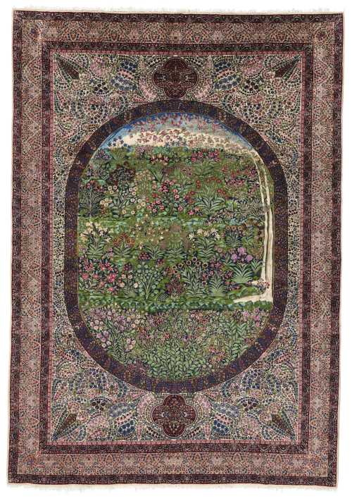 ArtChart | A KIRMAN 'MILLEFLEURS' CARPET by Unknown Artist