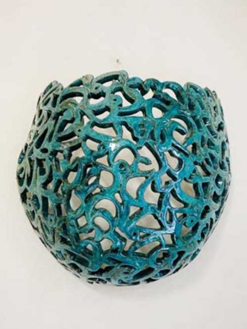 ArtChart | Sea; The Cradle Turquoise Blue Prototype 1/3 by Farnaz Rabieijah