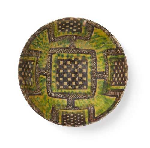 ArtChart | A Nishapur bowl with abstract design, Eastern Iran, 10th century by Unknown Artist