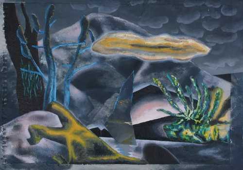 ArtChart | Camping in the-Shredded Landscape by Ghazal Khatibi